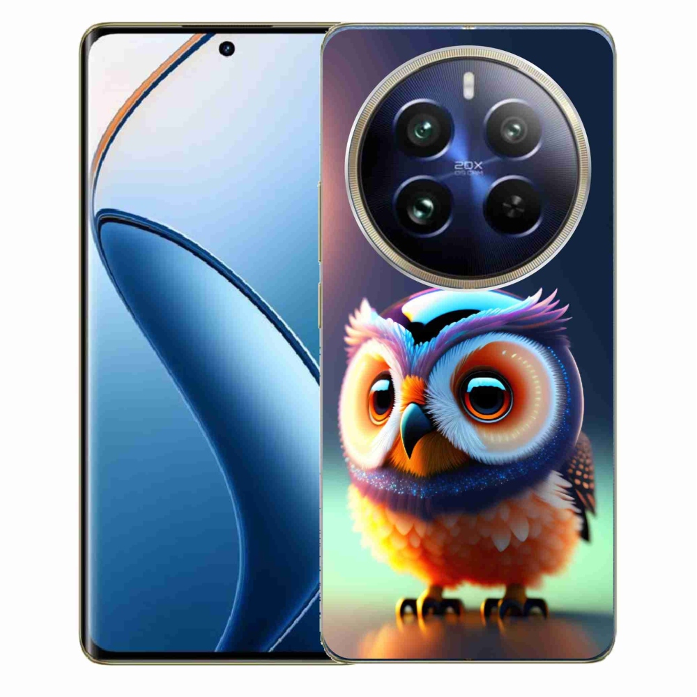 Gél borítás mmCase a Realme 12 Pro 5G/12 Pro+ 5G modellhez - bagoly