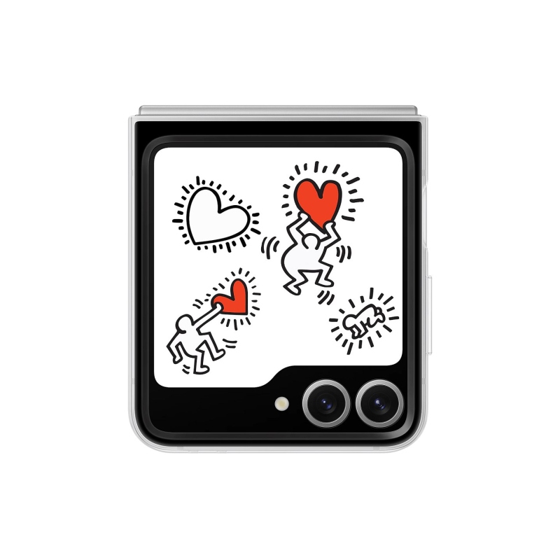 EF-ZF741CWE Samsung FlipSuit borító a Galaxy Z Flip 6 fehér színű készülékhez