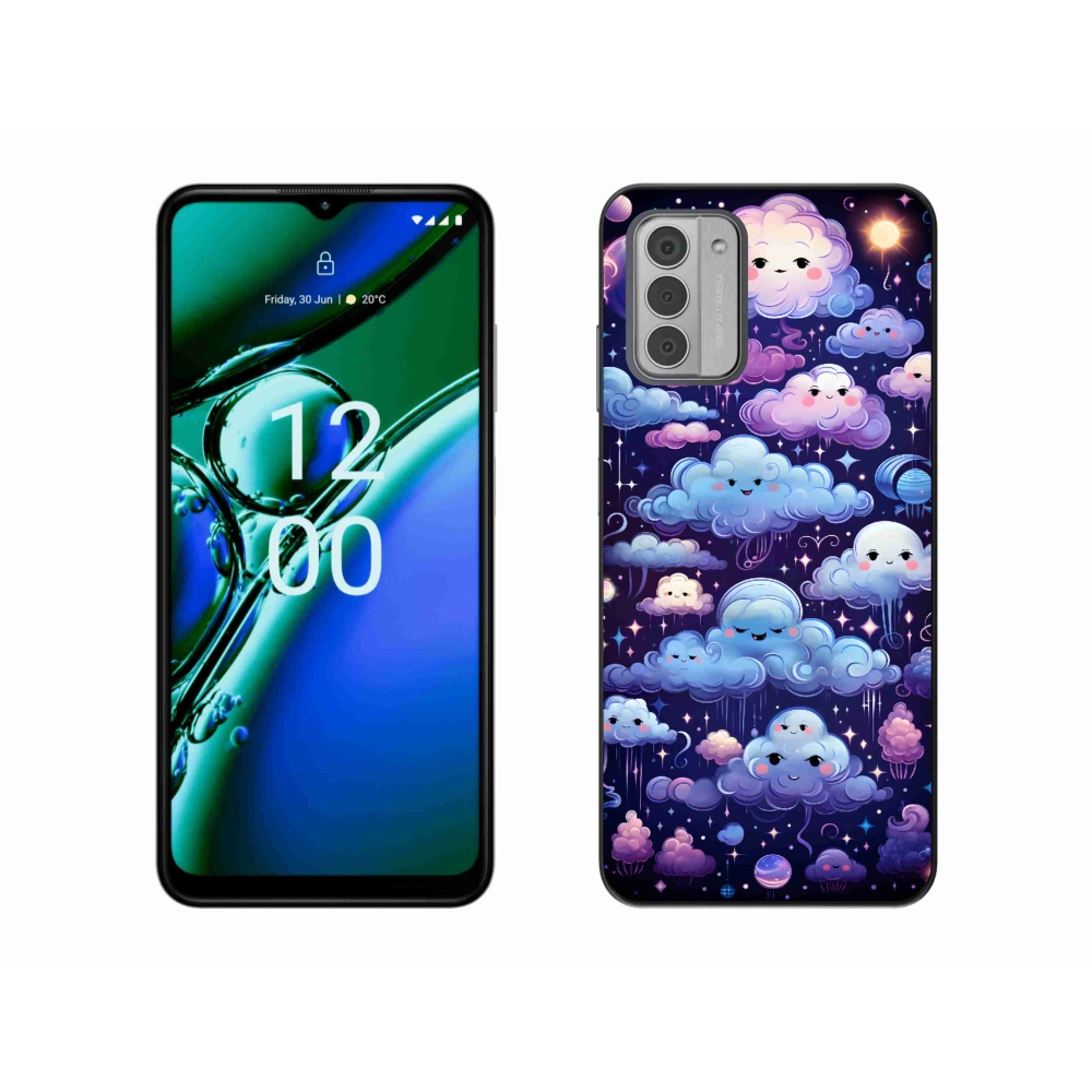 Zselés borítás mmCase a Nokia G42 készülékhez - felhők