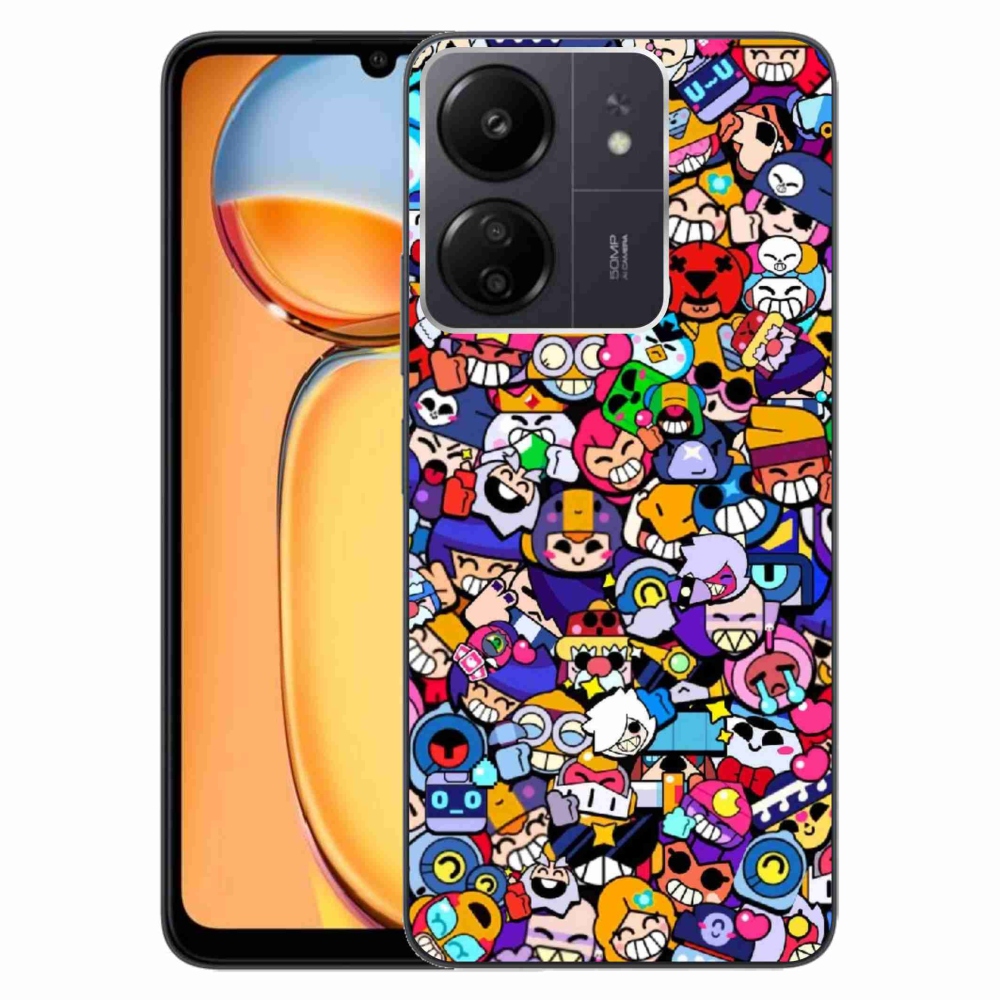 Gél borítás mmCase a Xiaomi Poco C65/Redmi 13C-hez - brawl stars 2