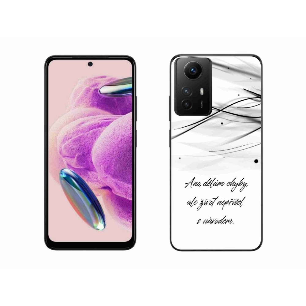 Gél borítás mmCase a Xiaomi Redmi Note 12S-hez - idézem fehér háttér