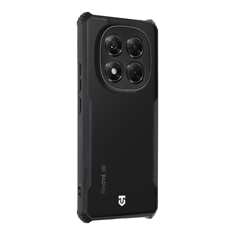 Taktikai Quantum lopakodó borítás a Xiaomi Redmi Note 14 Pro 5G számára Tiszta/fekete