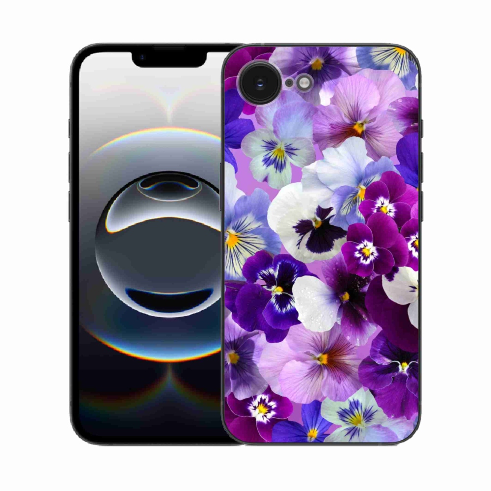 Gél borítás mmCase iPhone 16e készülékhez - virágok 9