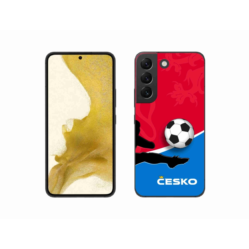 Gél borítás mmCase Samsung Galaxy S22 5G - futball Csehország 2
