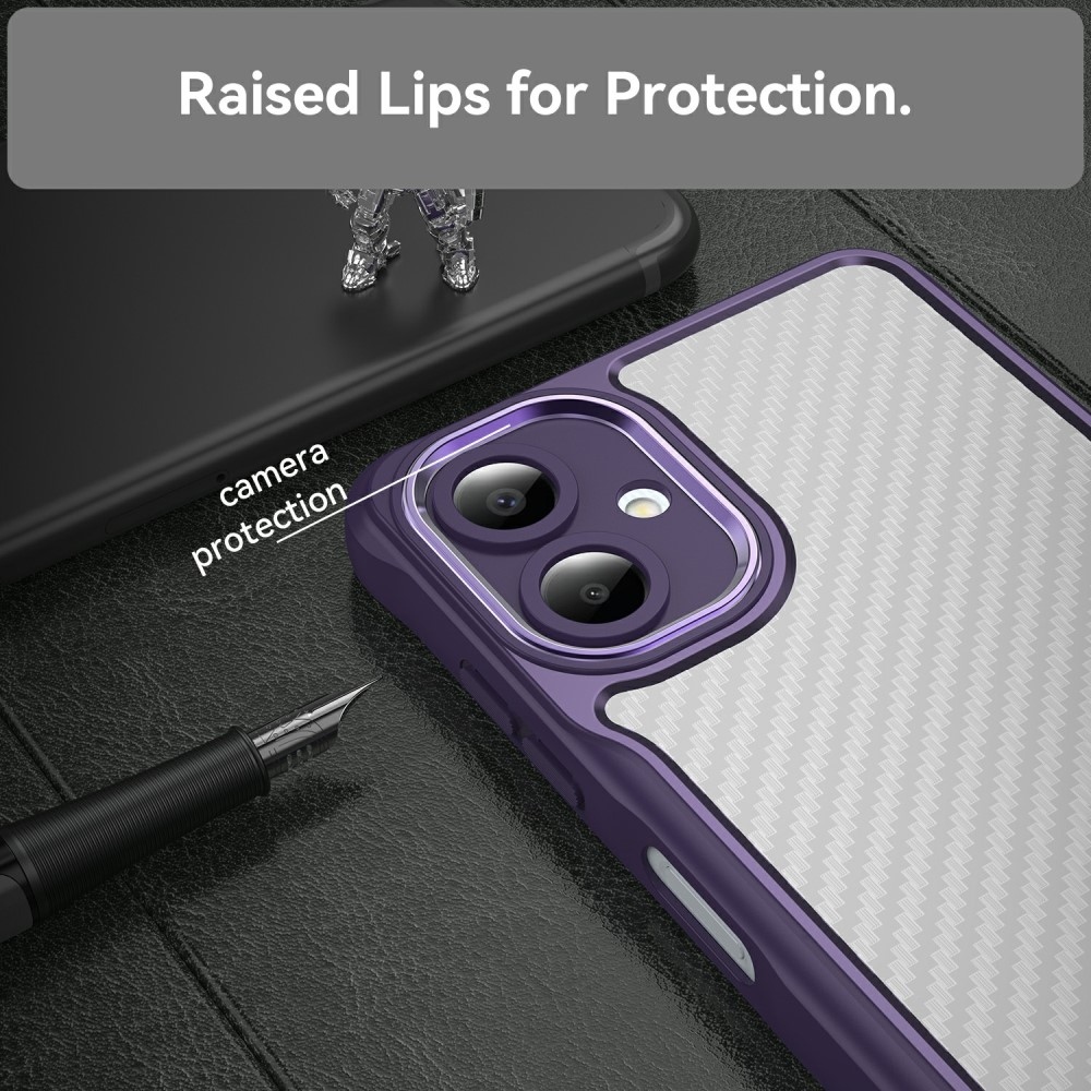 Textúrák tartós borító Samsung Galaxy A06 4G készülékhez - lila