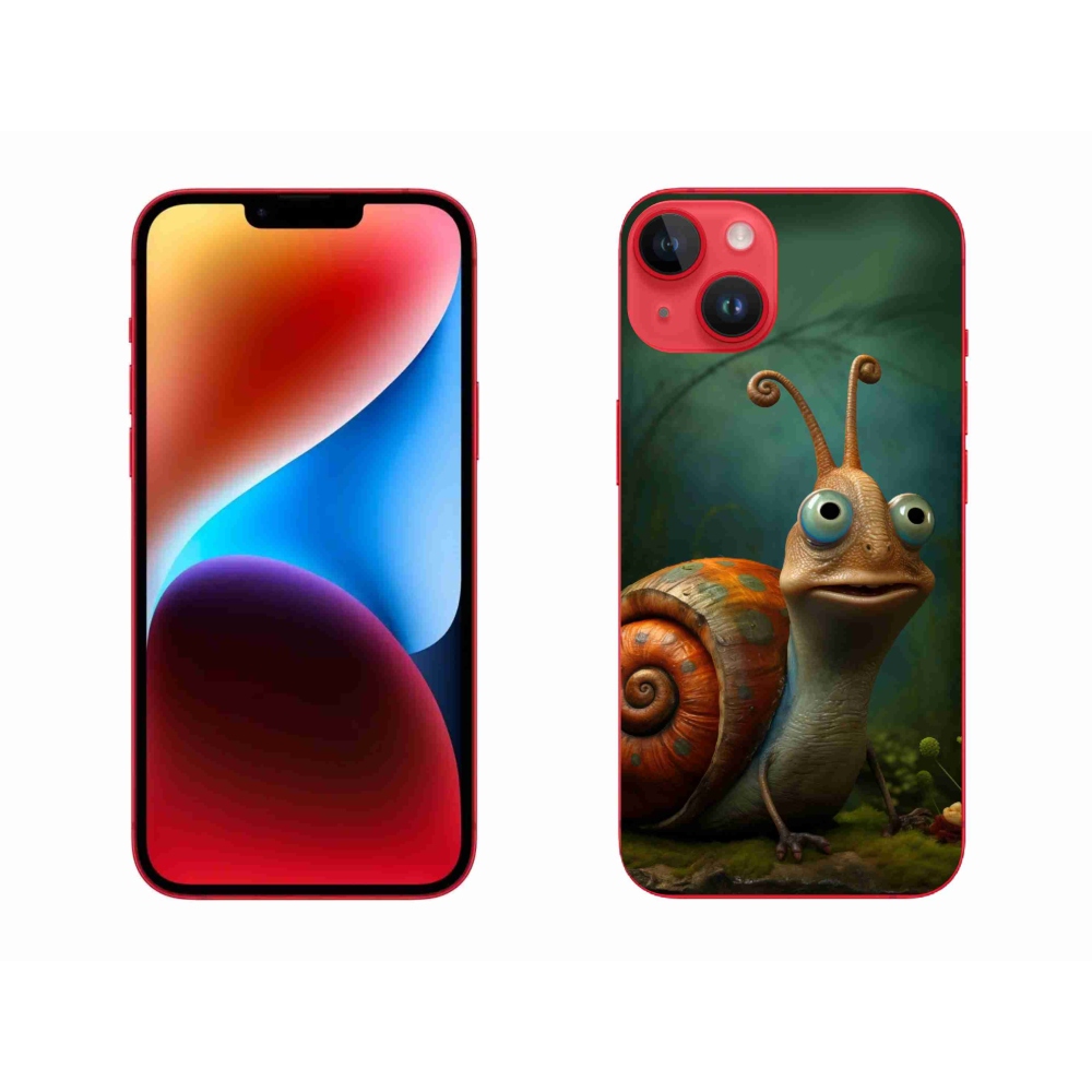 Zselés borítás mmCase iPhone 14 Plus készülékhez - csiga