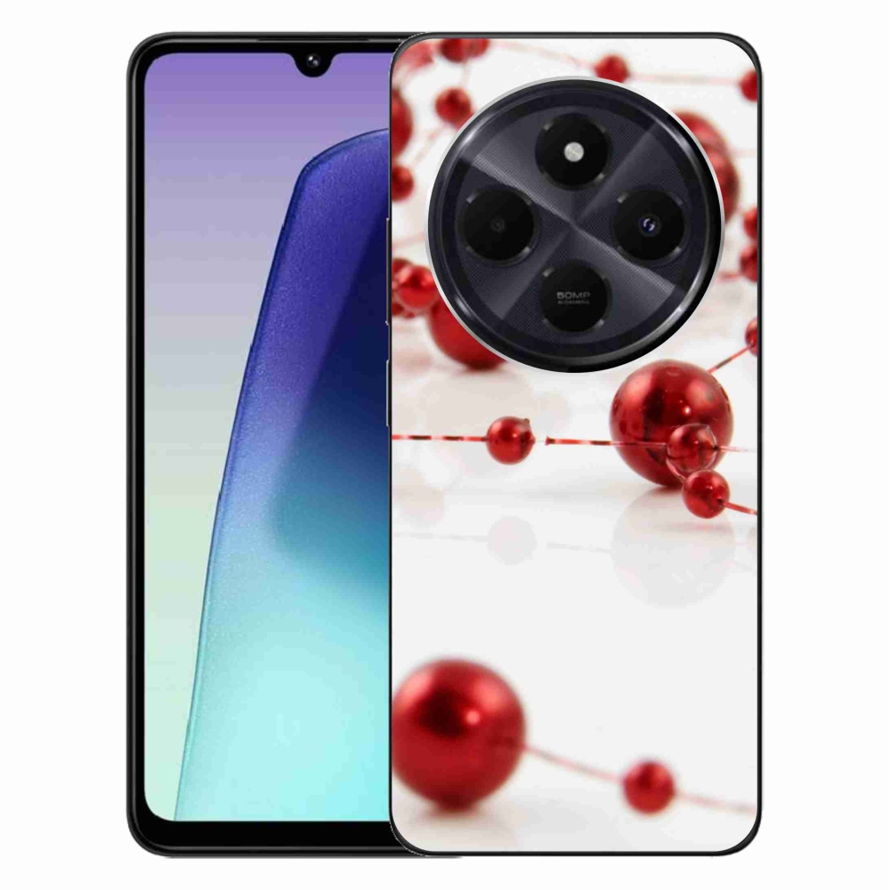 Gél borítás mmCase a Xiaomi Redmi 14C/Poco C75-hez - karácsonyi lánc