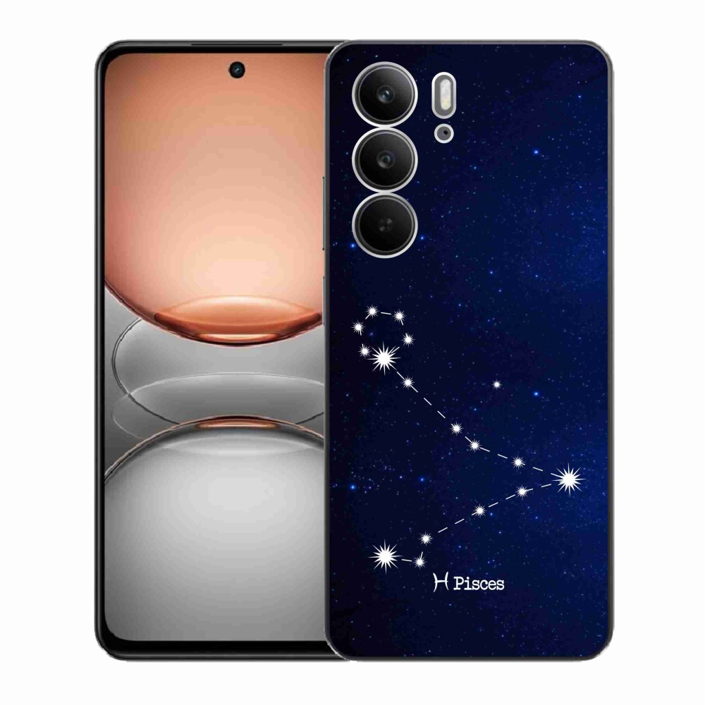 Gél borító mmCase a Realme C75 készülékhez - csillagkép Halak