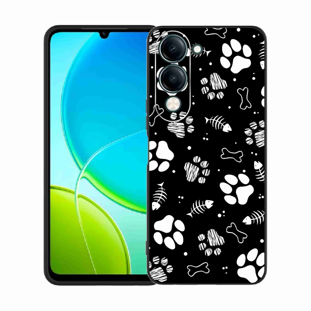 Gél borítás mmCase a Vivo Y29s 5G-hez - kutyamancsok