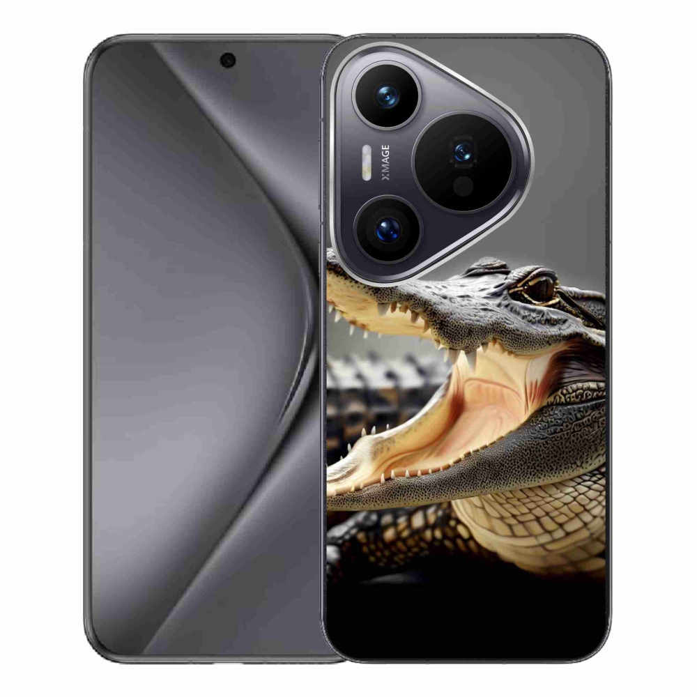 Gél borítás mmCase a Huawei Pura 70 Pro készülékhez - krokodil