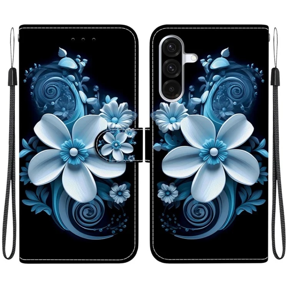 Sokoldalú könyves tok Samsung Galaxy A36 5G/A56 5G - orchidea