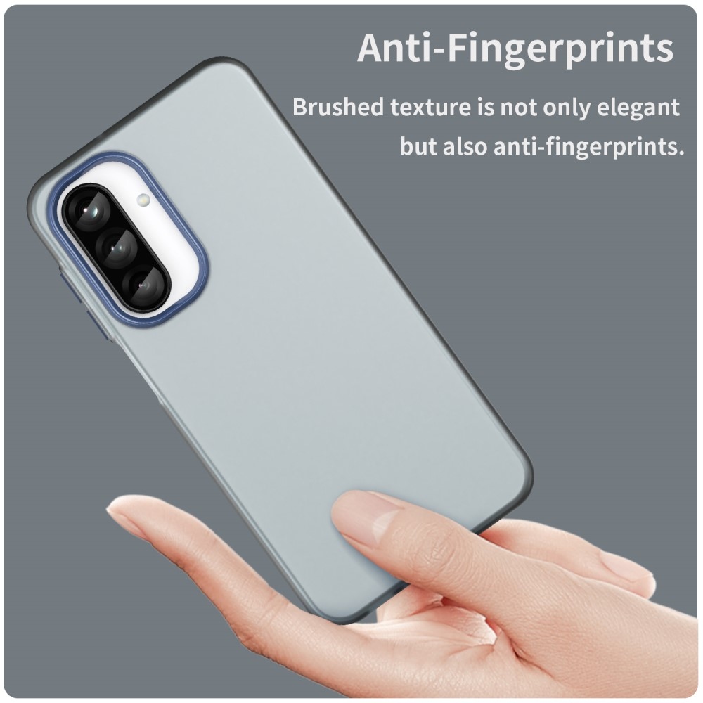 Candys matt zselés tok Samsung Galaxy A26 5G - sötétkék