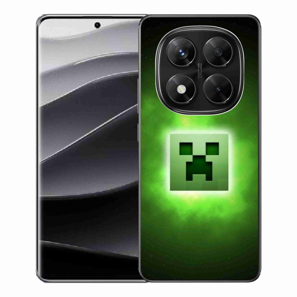 Gél borítás mmCase a Xiaomi Redmi Note 14 Pro 5G/Poco X7 5G számára - minecraft