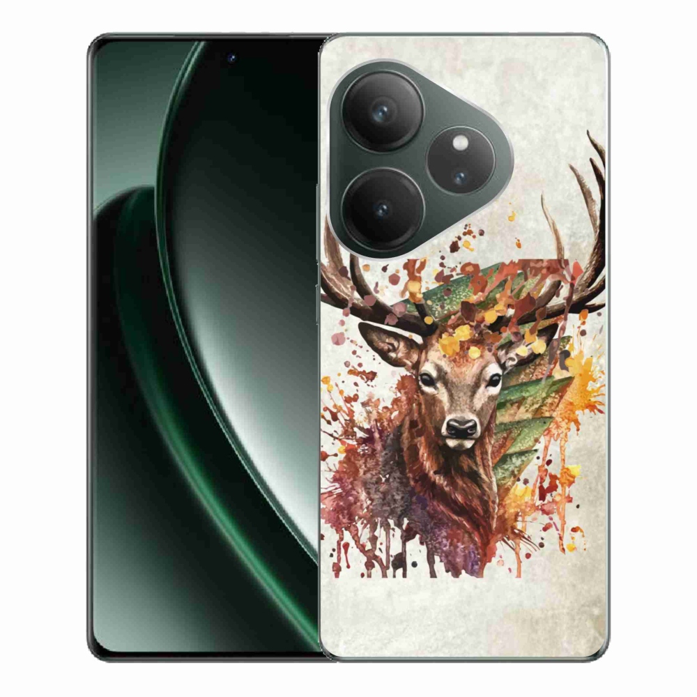 Gél tok mmCase a Realme GT 6 5G/GT 6T 5G számára - szarvas 1