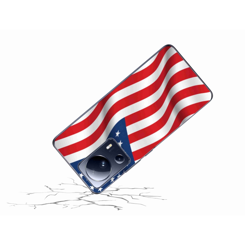Gél borítás mmCase a Xiaomi 13 Lite számára - USA zászló