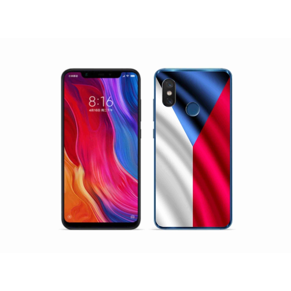 Gél borítás mmCase a Xiaomi Mi 8-hoz - cseh zászló