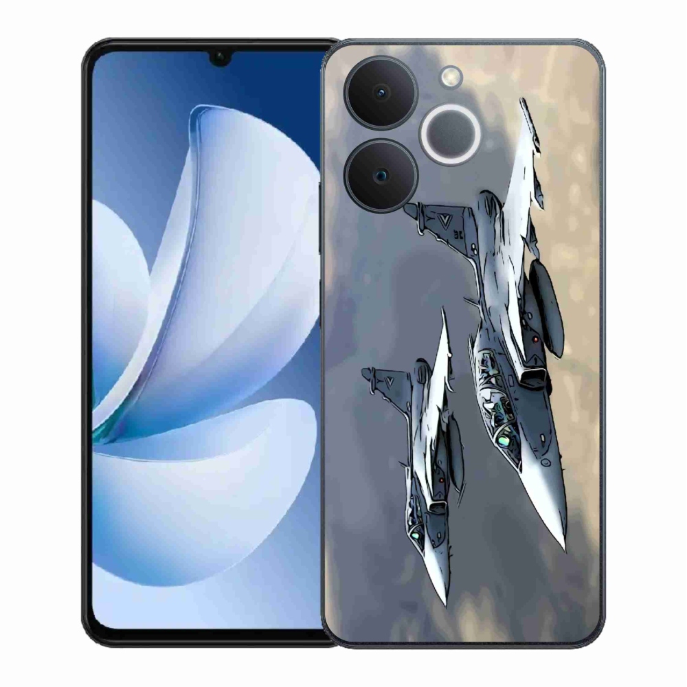 Gél borítás mmCase a Realme Note 70T-hez - vadászgépek