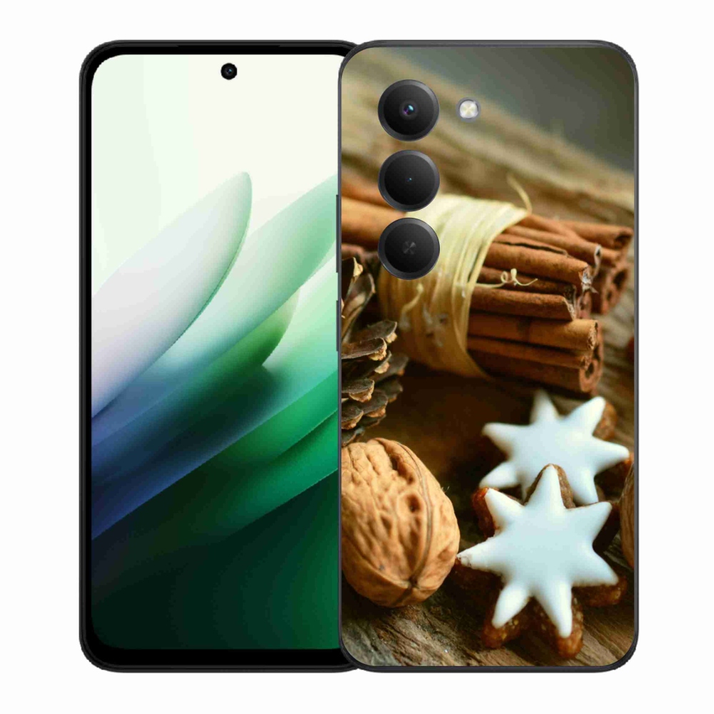 Gél borítás mmCase a Xiaomi Redmi 15 5G-hez - fahéj és mézeskalács