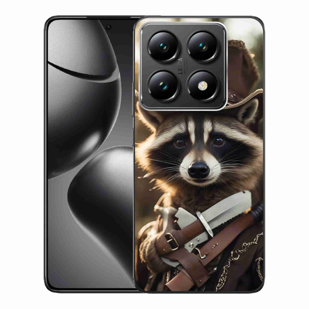 Gél borítás mmCase a Xiaomi 14T Pro számára - mosómedve egyenruhában