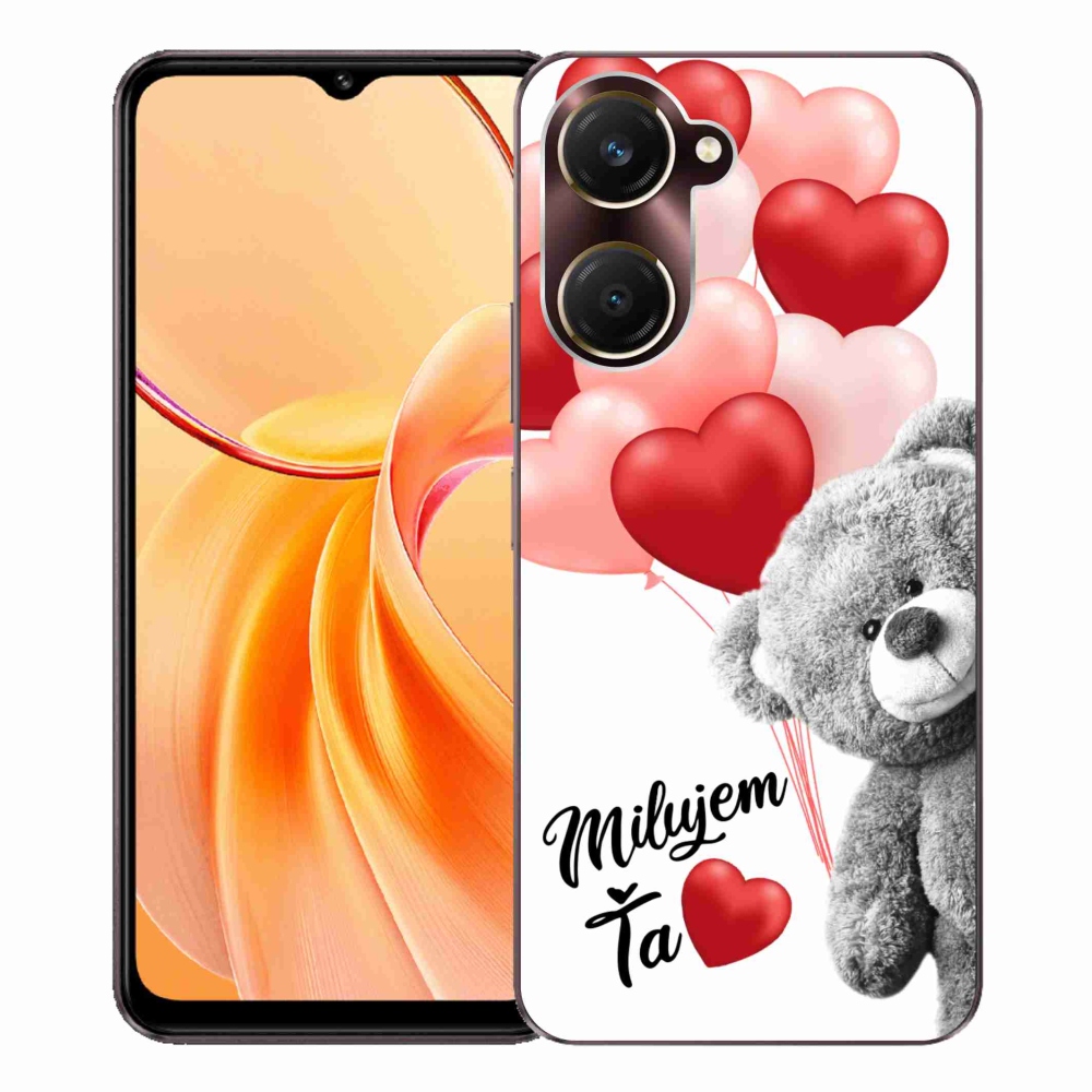 Gél borító mmCase a Vivo Y28s 5G-hez - I love you en
