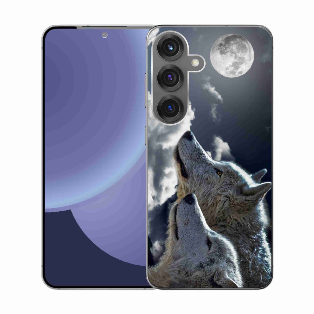 Zselés borítás mmCase Samsung Galaxy S25 - farkasok számára