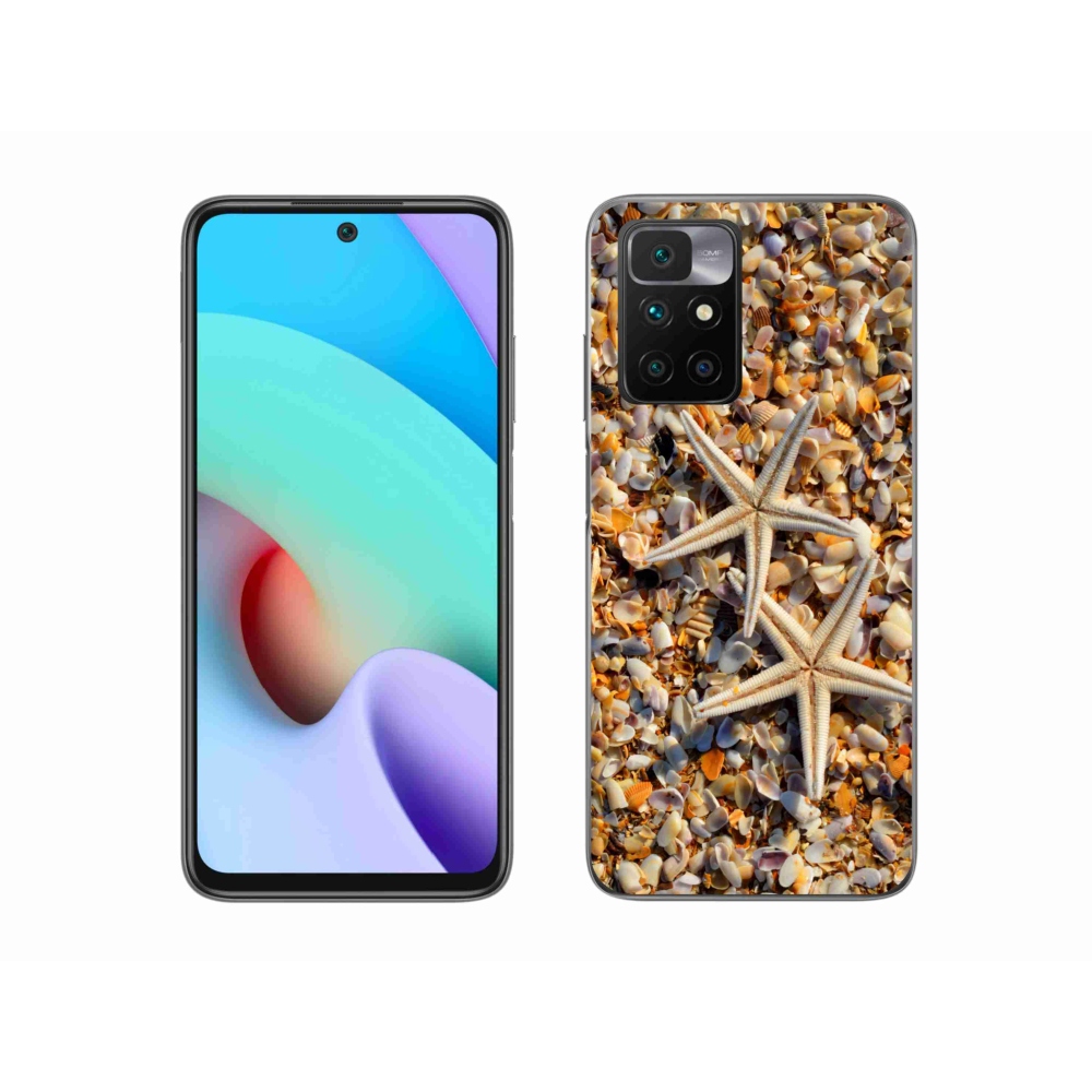Zselés borítás mmCase a Xiaomi Redmi 10/Redmi 10 (2022) - tengeri csillaghoz