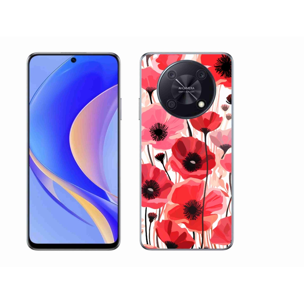 Gél borítás mmCase a Huawei Nova Y90 készülékhez - mákos 1