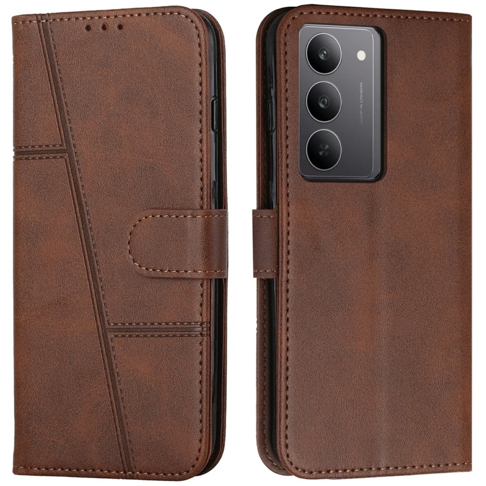 Line könyvtáska a Realme C75 készülékhez - barna