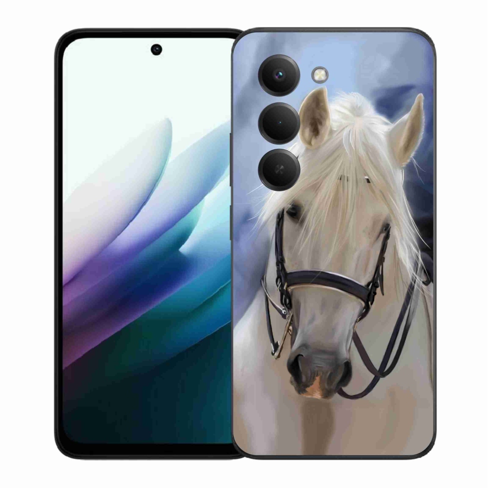 Gél borítás mmCase a Xiaomi Redmi 15 4G/5G (171mm) - fehér ló