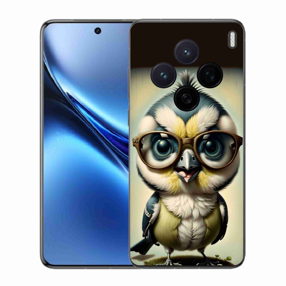 Zselés borítás mmCase a Vivo X200 5G - cub szemüveggel