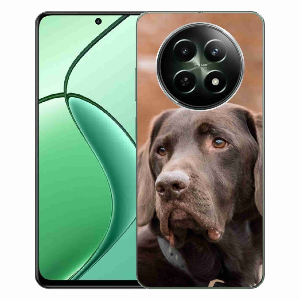 Gél tok mmCase a Realme 12 5G/12x 5G készülékhez - barna labrador