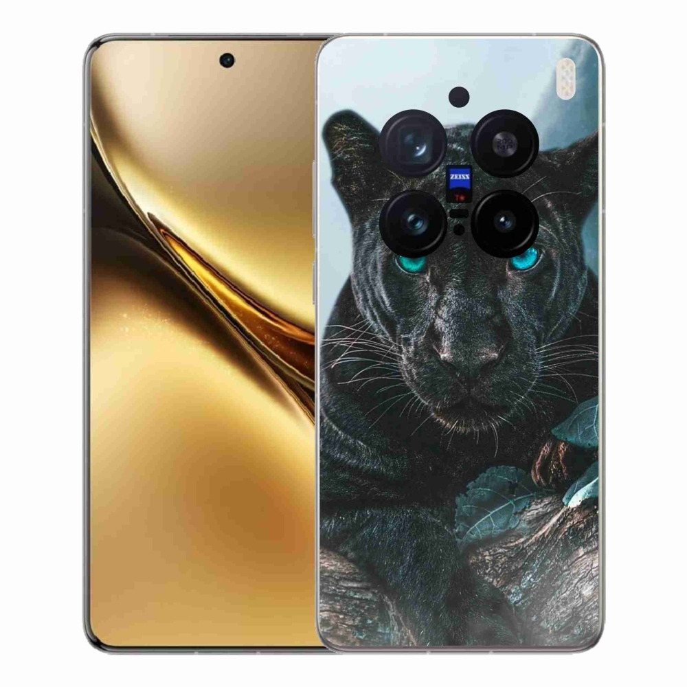Zselés borítás mmCase a Vivo X200 Pro 5G készülékhez - fekete párduc