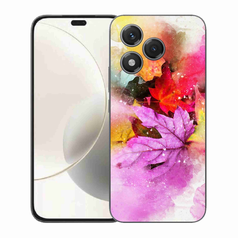 Zselés borító mmCase a Honor 400 Lite-hoz - színes levelek