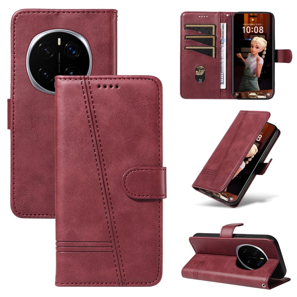 Póló alakú könyvtáska Honor Magic 7 Pro 5G - bordó színben