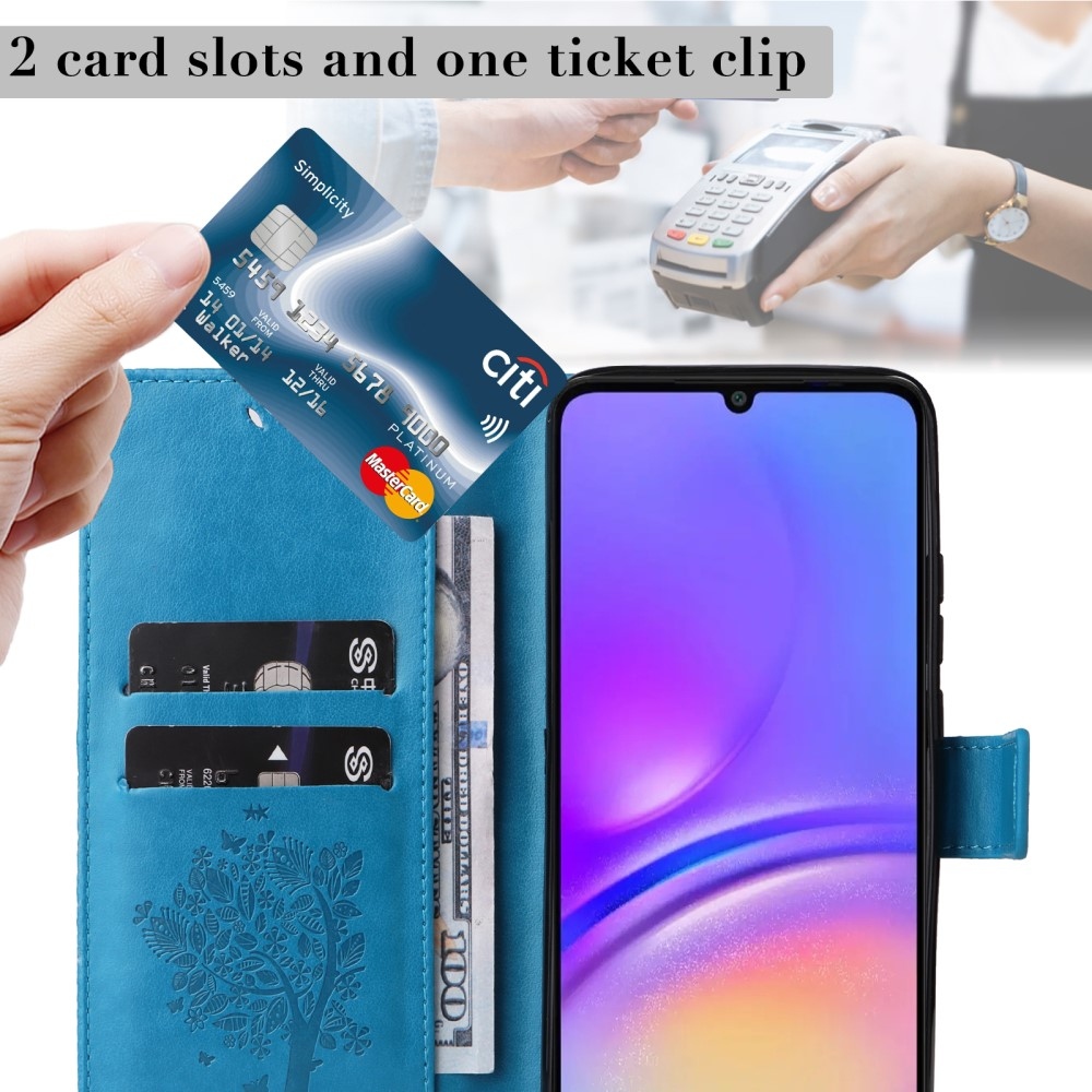 Fák könyve tok Samsung Galaxy A06 4G - kék