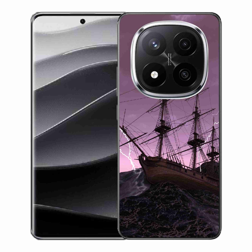 Gél borítás mmCase a Xiaomi Redmi Note 14 Pro+ 5G számára - hajó a viharban