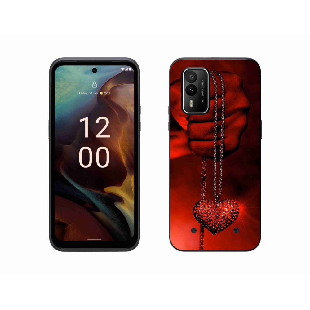 Zselés borítás mmCase a Nokia XR21 készülékhez - nyaklánc