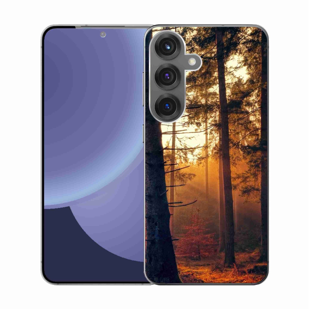 Gél védőhuzat mmCase Samsung Galaxy S25 készülékhez - erdő