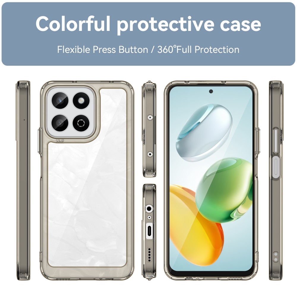 Gél tok fix hátlappal a Honor 200 Smart 5G készülékhez - szürke