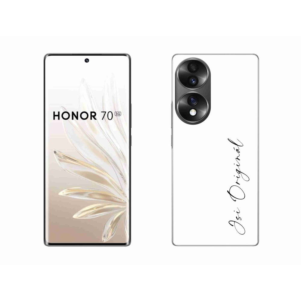 Gél borító mmCase a Honor 70-hez - te vagy az eredeti fehér háttér