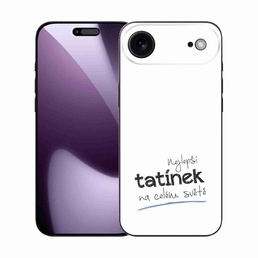 Gél borítás mmCase iPhone 17 Air készülékhez - Best Daddy 4 Fehér háttér