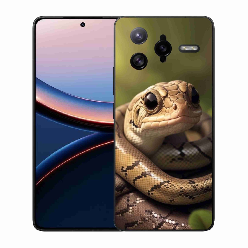 Gél borító mmCase a Xiaomi Poco F7 Ultra számára - kígyó 1