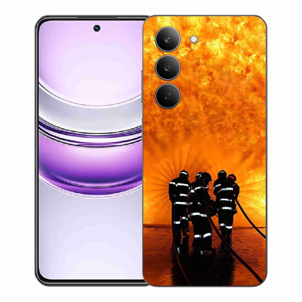 Gél borítás mmCase a Realme 14x 5G készülékhez - tűz