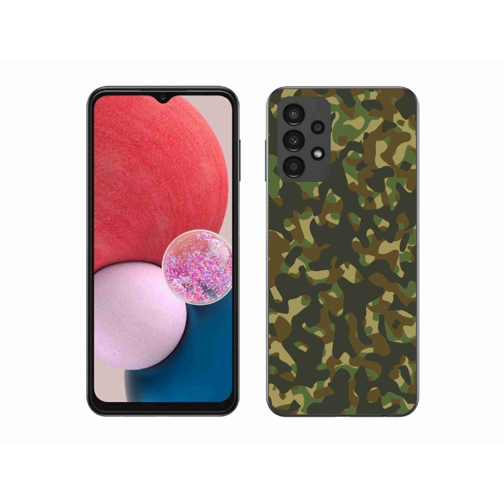 Gél védőhuzat mmCase Samsung Galaxy A13 4G - terepszínű mintázat 1