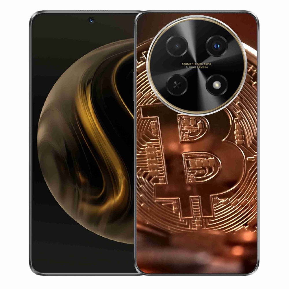 Gél borító mmCase a Huawei Nova 12i számára - bitcoin