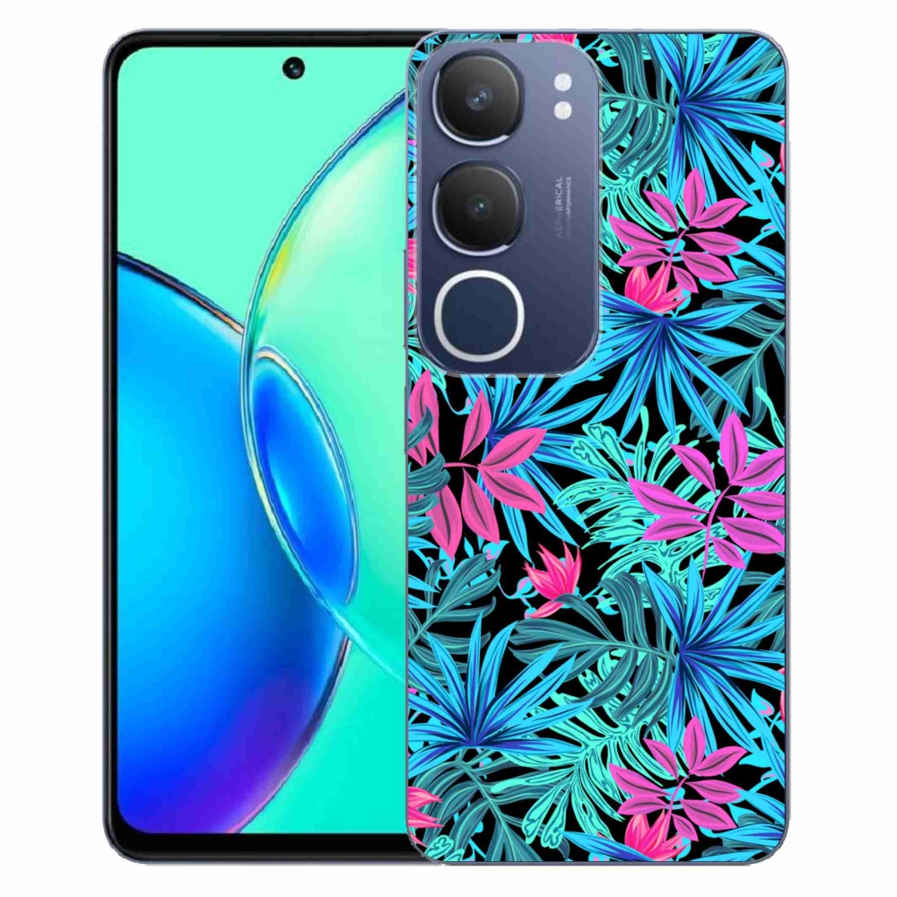 Gél védőburkolat mmCase a Vivo Y19s készülékhez - virágok 3