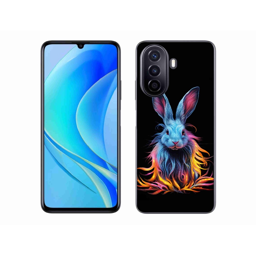 Gél borítás mmCase a Huawei Nova Y70-en - absztrakt nyúl