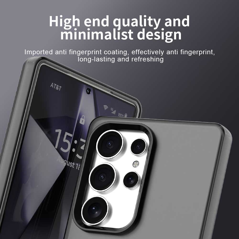 Candy zselés tok MagSafe-val a Samsung Galaxy S25 Ultra készülékre - fekete