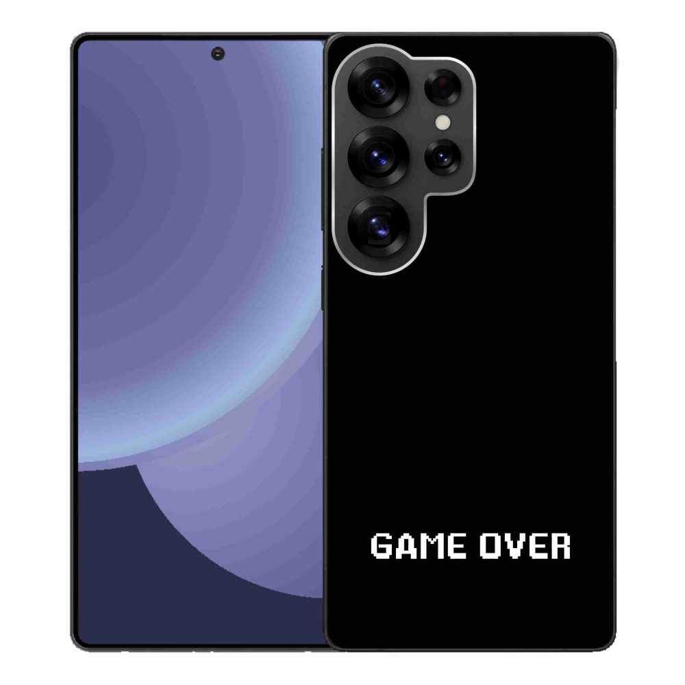 Gél borítás mmCase Samsung Galaxy S25 Ultra - játék fekete háttérrel