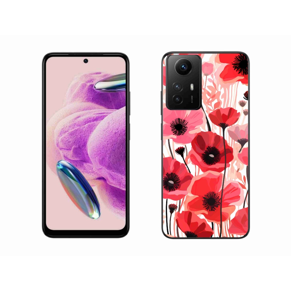 Gél borítás mmCase a Xiaomi Redmi Note 12S-hez - mákos 1